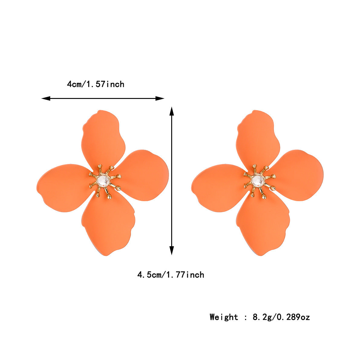 Colorful Flower Stud Earrings European And American Summer H | Jewelry & Accessories