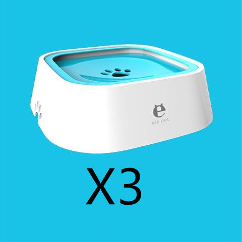 1.5l Cat Dog Water Bowl Carried Floating Bowl Anti-overflow | Other