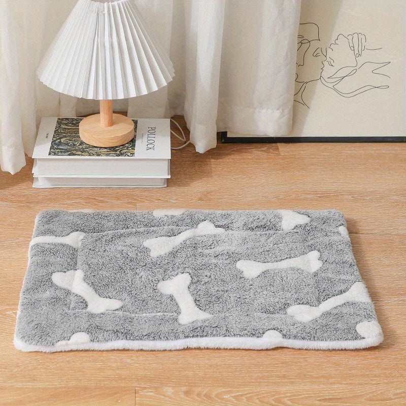 Self-warming Cat Bed Mat Washable Dog Bed Crate Mat Soft Pet | Other