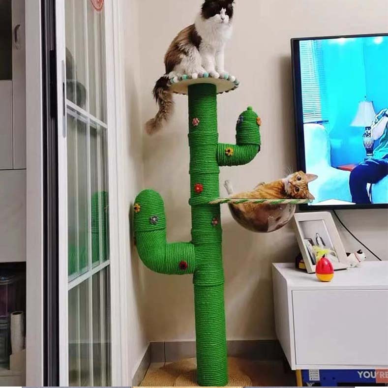 Cactus Cat Climbing Frame Self-made Diy Complete Material Pa | Other