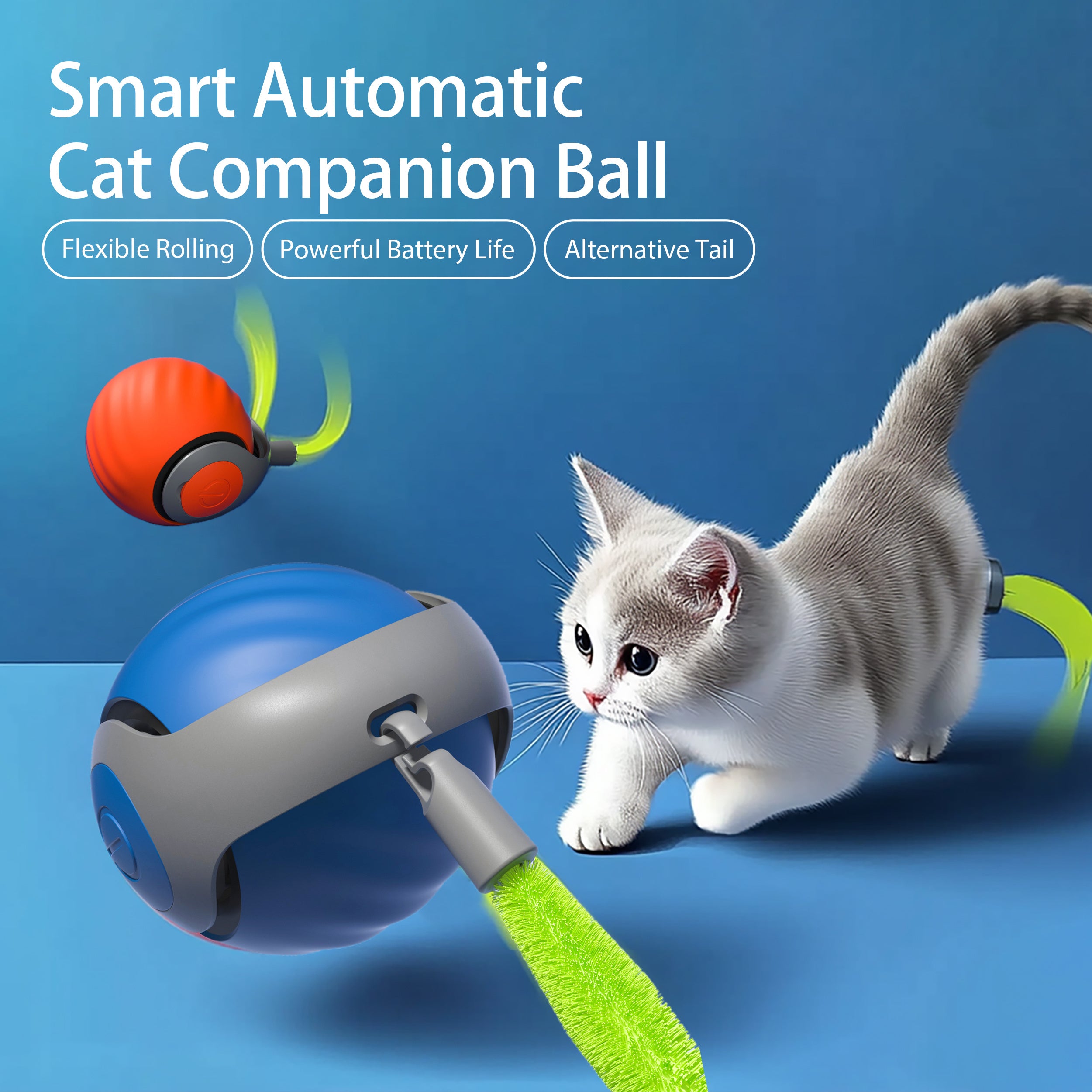2025 Smart Interactive Cat Ball,type-c Rechargeable Interact | Other