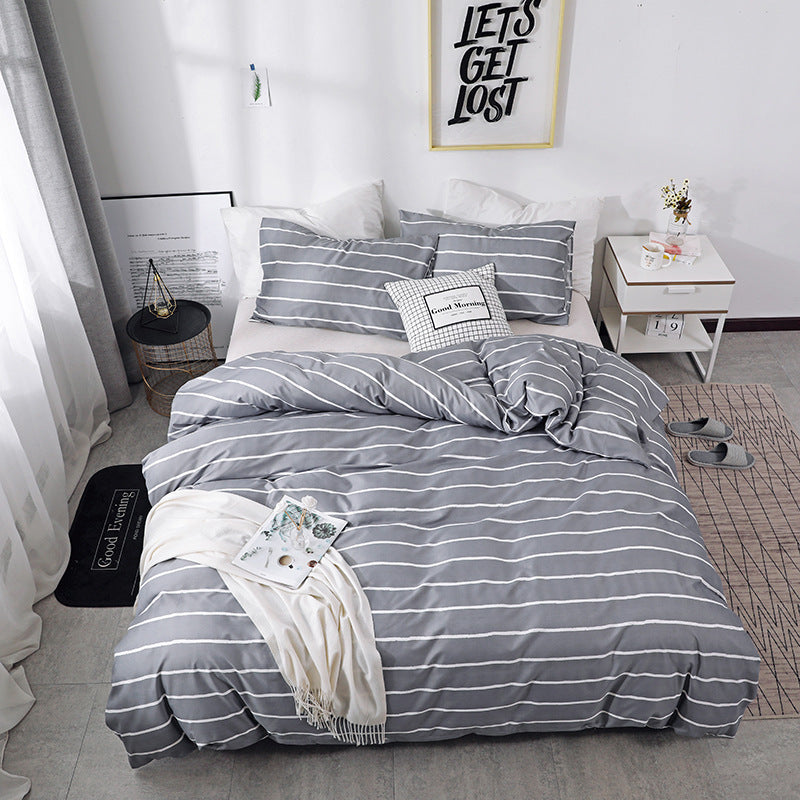 Printed Four-piece Eyelashes Foreign Trade Size Bedding Prod | Other