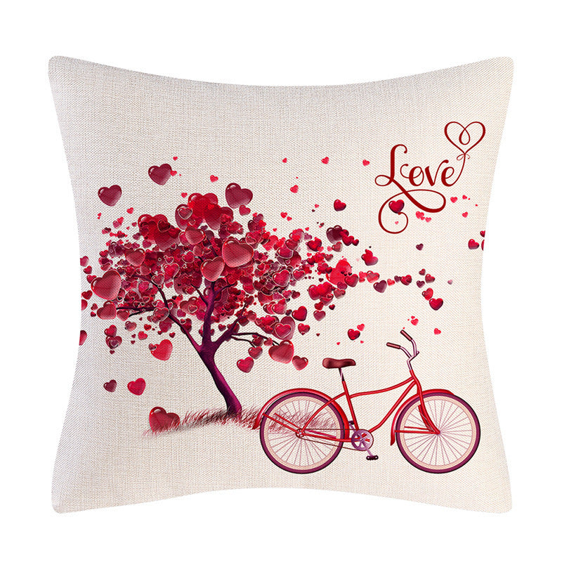 Valentine's Day Linen Pillowcase Holiday Gift | Other