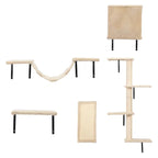 5 Pcs Wall Mounted Cat Climber Set Floating Cat Shelves And | Other