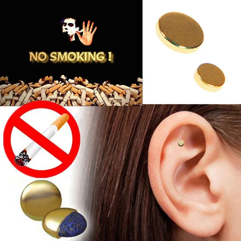 Quit Smoking Magnet Earrings Zerosmoke Auricular Therapy Mag | Jewelry & Accessories