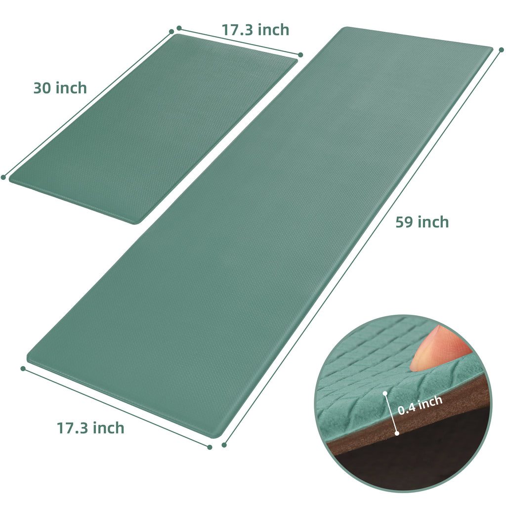 Kitchen Floor Mat Two-piece Set Of Non-slip, Waterproof And | Other