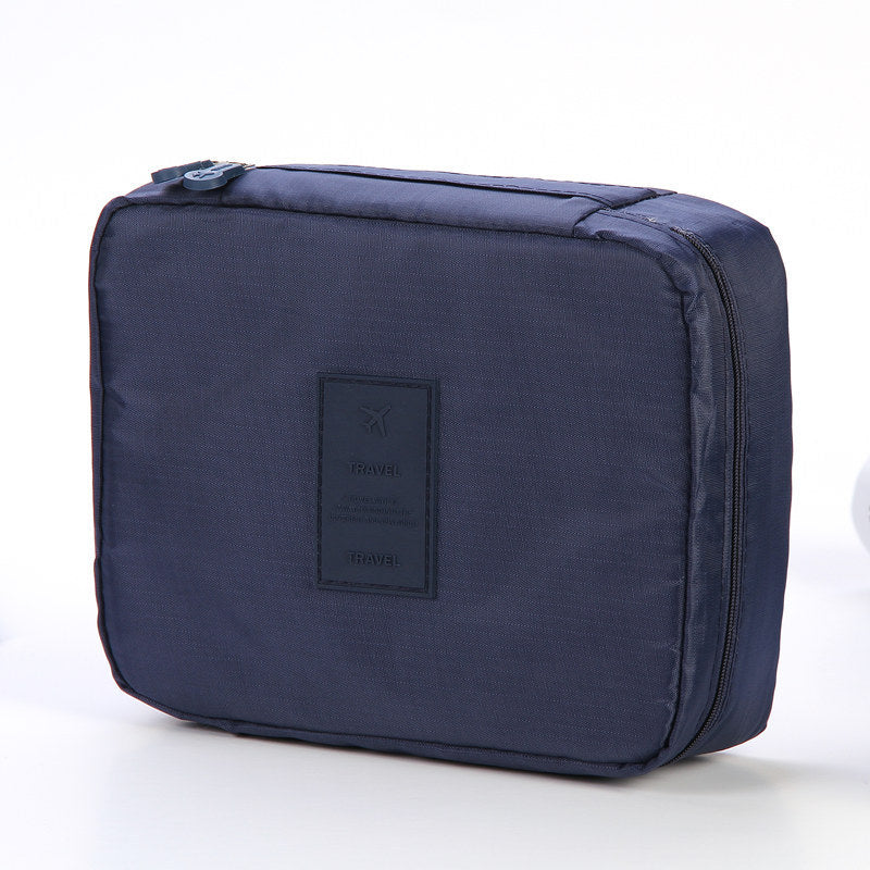 Portable Cosmetic Bag Waterproof Divider Multi-grid Pockets | Luggage & Bags