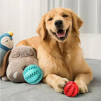 Dog Toy Treat Balls Interactive Hemp Rope Rubber Leaking Bal | Electronic Learning Toys