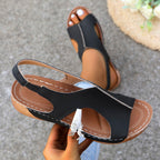 Summer Wedges Sandals With Elastic Band Design Casual Fi | Other