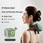 Wireless 4D Electric Neck & Shoulder Massager with Heat – Pain Relief & Relaxation