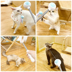 Cat Teaser Stick, Retractable Cat Wand With Replacement Head | Other