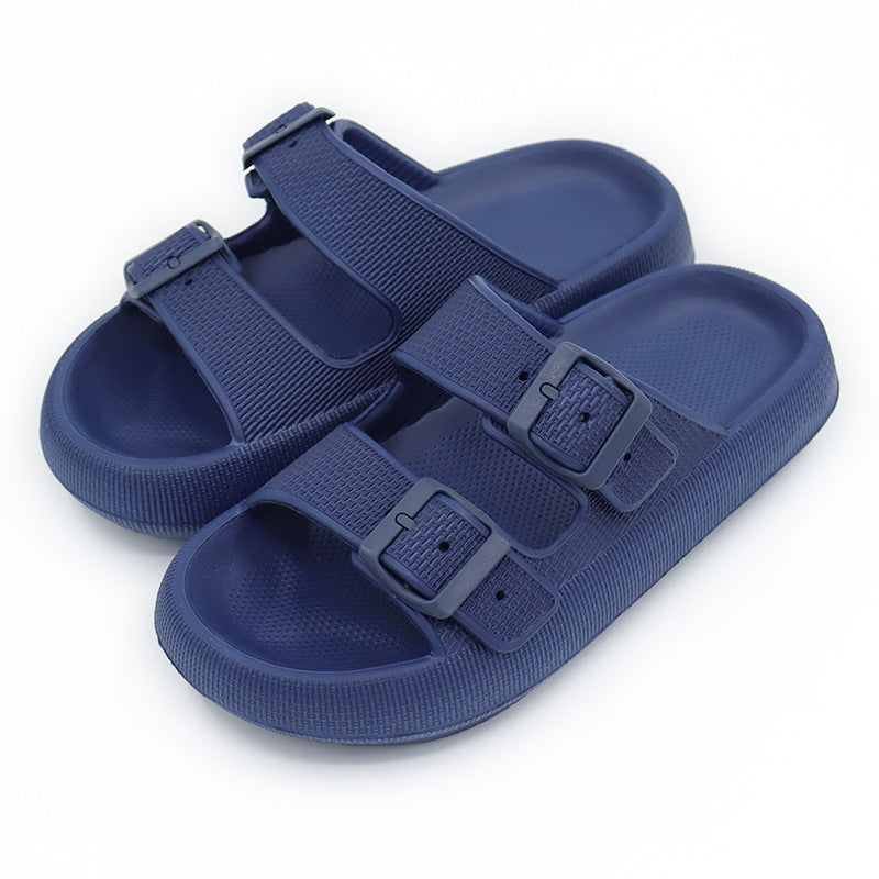 Platform Slippers Women's Summer Buckle Home Shoes Fashion O | Shoes