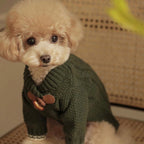 Pet Schnauzer Knitted Sweater Teddy Panda Dog Clothes | Other