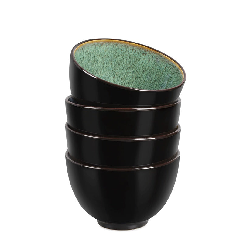 Creative Western Food Kiln Change Peacock Green Bowl 24oz B | Other