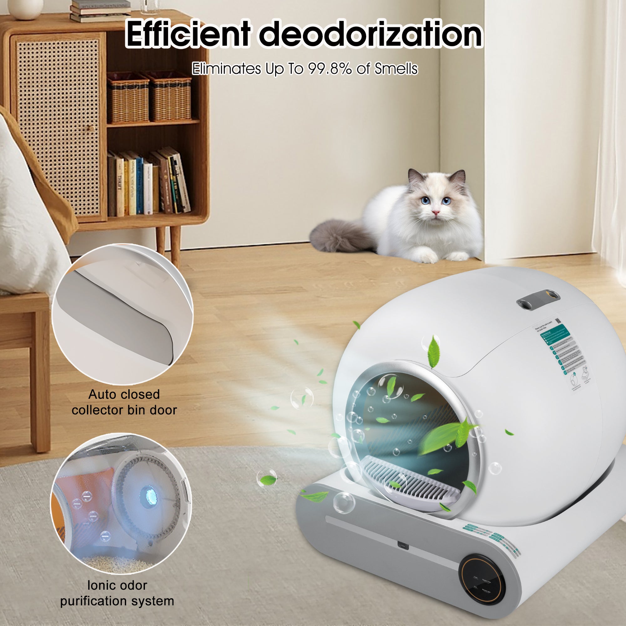 Self-cleaning Litter Box, Automatic Scooping And Deodorizati | Other