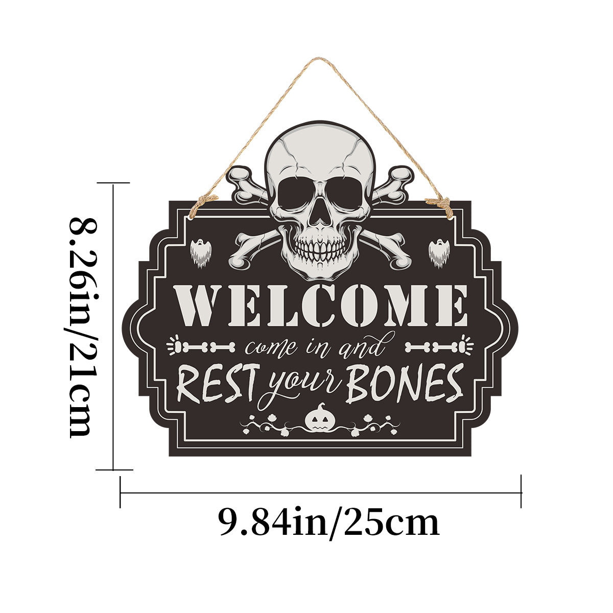 Imitation Wooden Doorplate Ghost Festival Haunted House Horr | Other