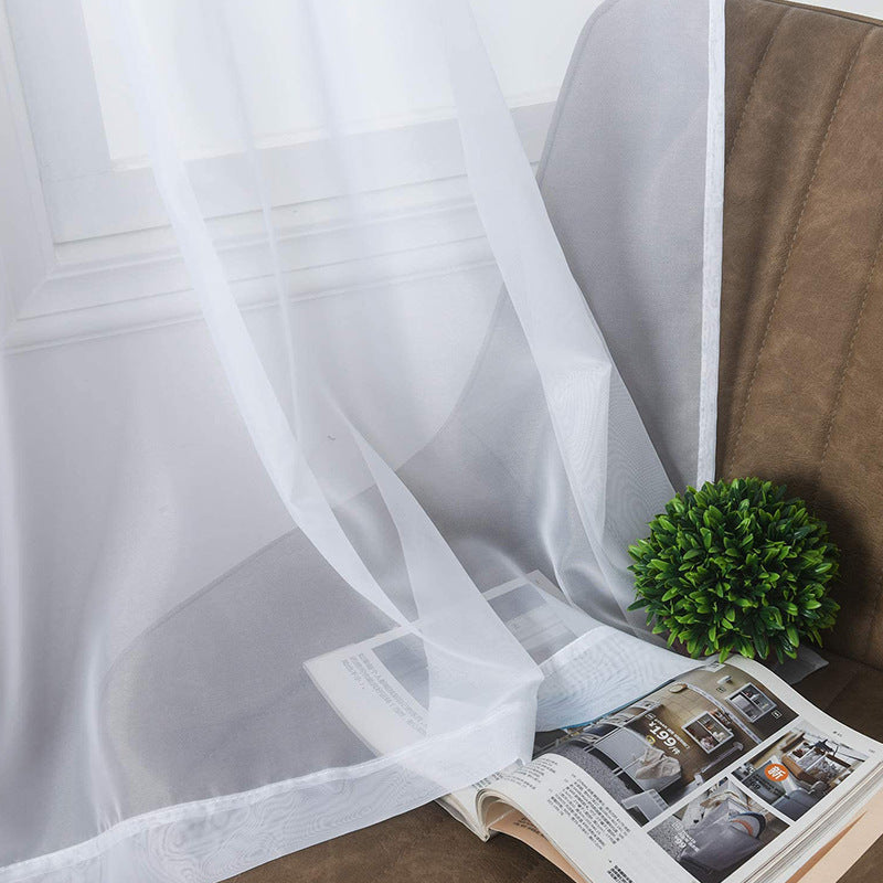 Modern Simple Thickened Solid Thin Window Gauze | Other