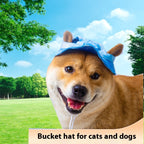 Summer Dog Hat Cat Wear-resistant Breathable Bucket Hat | Other