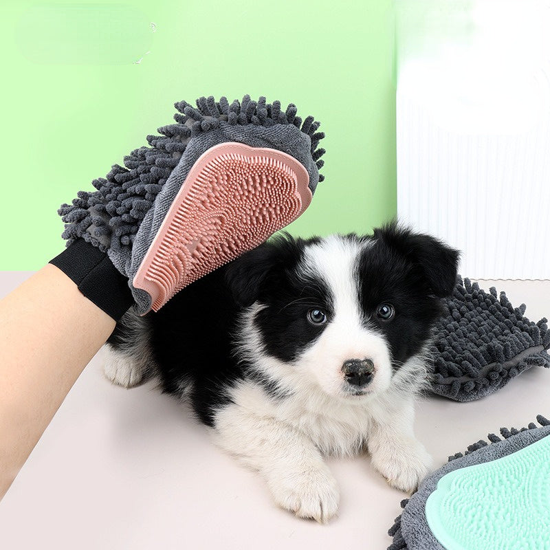 Pet Bathing Brush 2-in-1 Grooming Glove Elegant Dog Grooming | Other