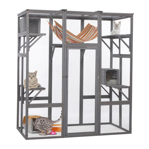 Oversized Cat Cage - Grey | Other