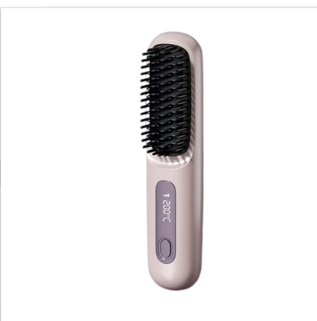 2 In 1 Straight Hair Comb Wireless Hair Straightener Brush H | Other
