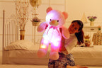 Creative Light Up Led Teddy Bear Stuffed Animals Plush Toy C | Electronic Learning Toys