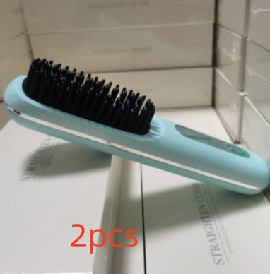 2 In 1 Straight Hair Comb Wireless Hair Straightener Brush H | Other
