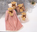 Coral Velvet Dish Towel Bathroom Hanging Absorbent Towel | Other