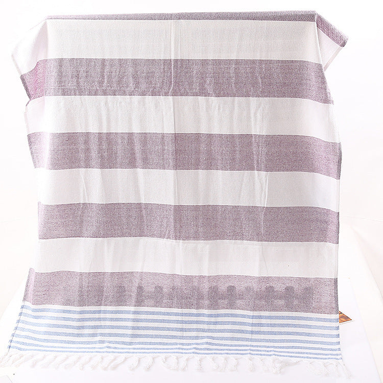 Cotton Striped Beach Towel 100x180cm | Other