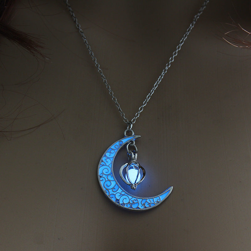 Glowing Pendant Necklaces Silver Plated Chain Necklaces | Jewelry & Accessories