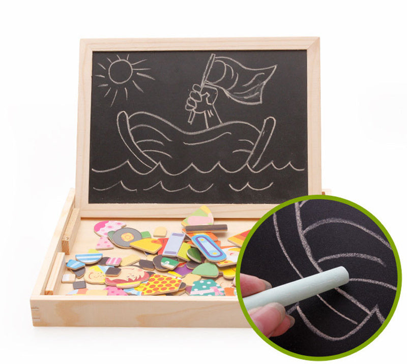 Children's Magnetic Jigsaw Puzzle Toy Cute Cartoon Animal Ji | Electronic Learning Toys