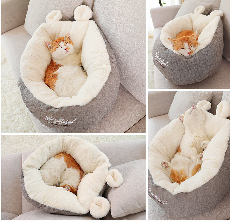 Pet Dog Bed Warming Soft Sleeping Bag Cushion Puppy Kennel | Luggage & Bags