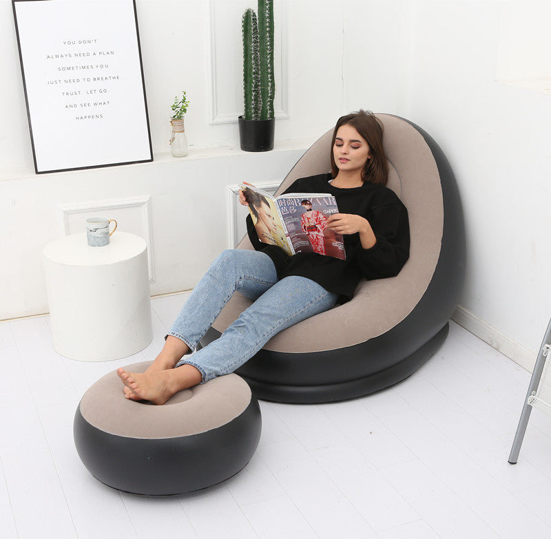Lazy Bean Bag With Inflatable Folding Sofa | Luggage & Bags