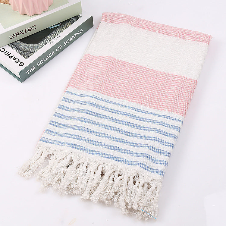 Cotton Striped Beach Towel 100x180cm | Other