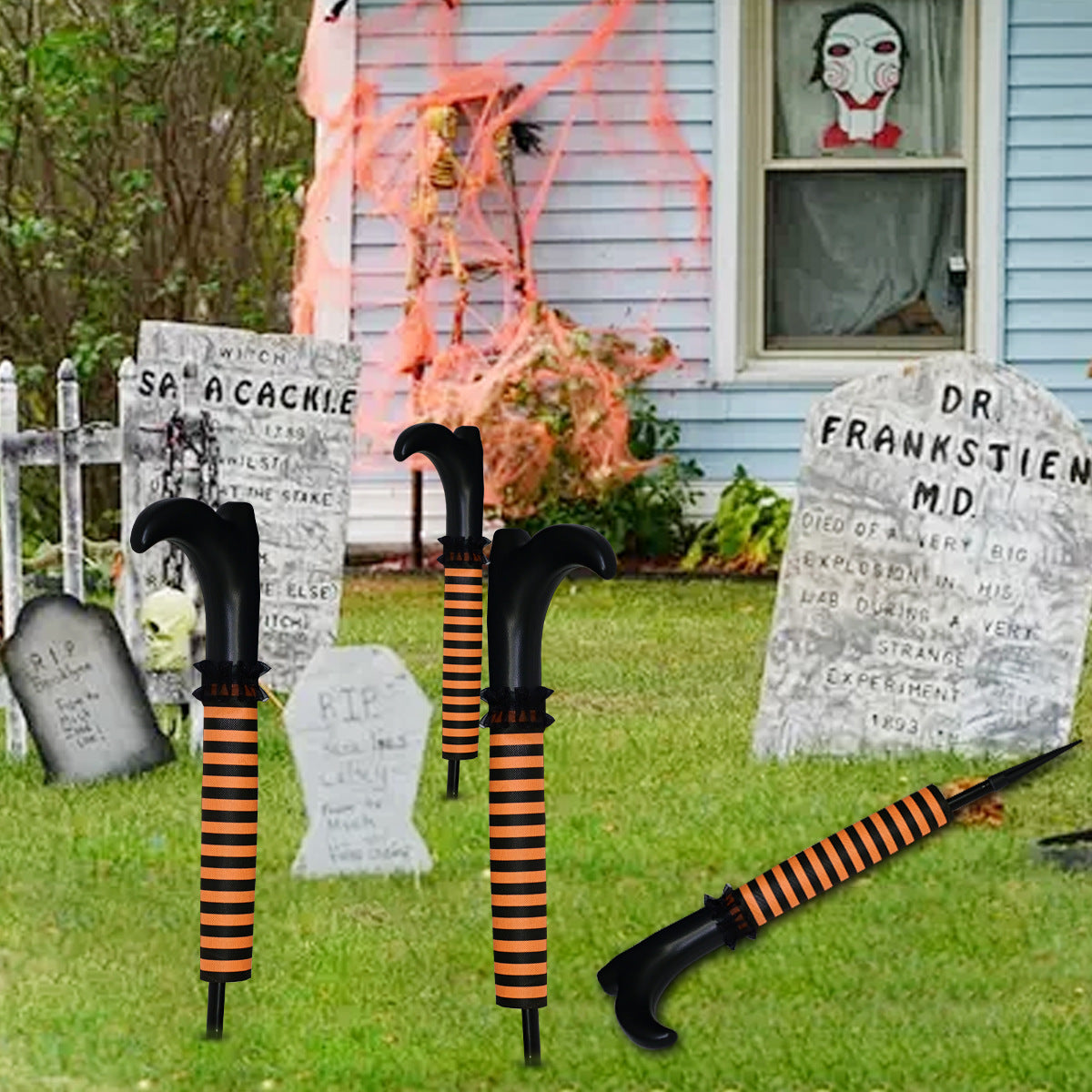 Halloween Decorations Inverted Elf Leg Layout Props | Other