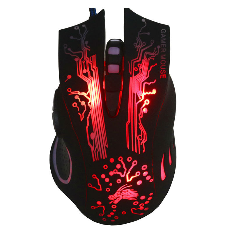 Wired Gaming Mouse 5500dpi 7-color Led Backlight Optical Mou | Other