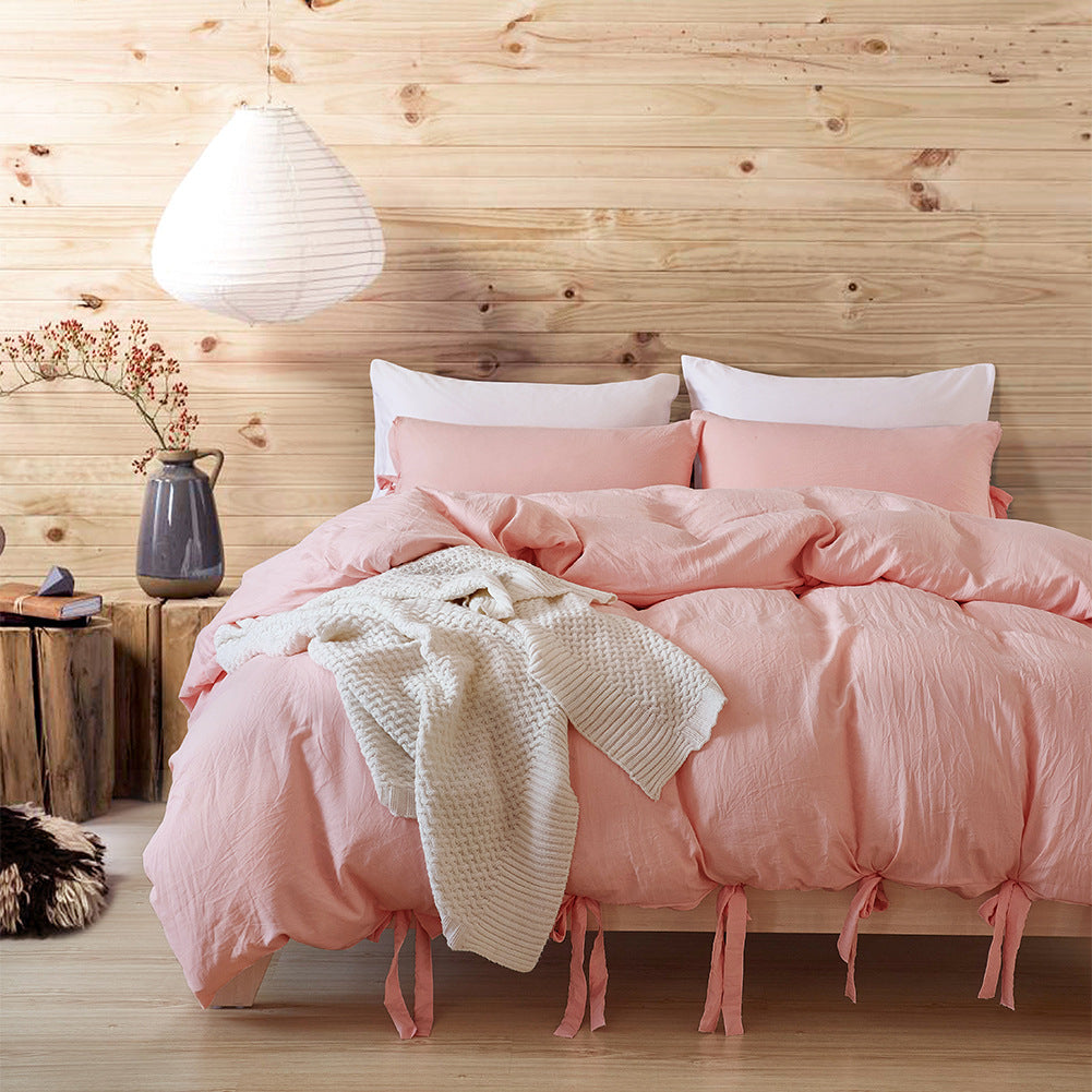 Solid Color Tape Bedding Set | Other