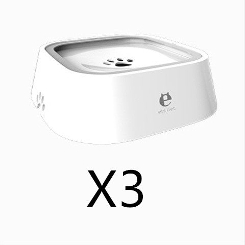 1.5l Cat Dog Water Bowl Carried Floating Bowl Anti-overflow | Other