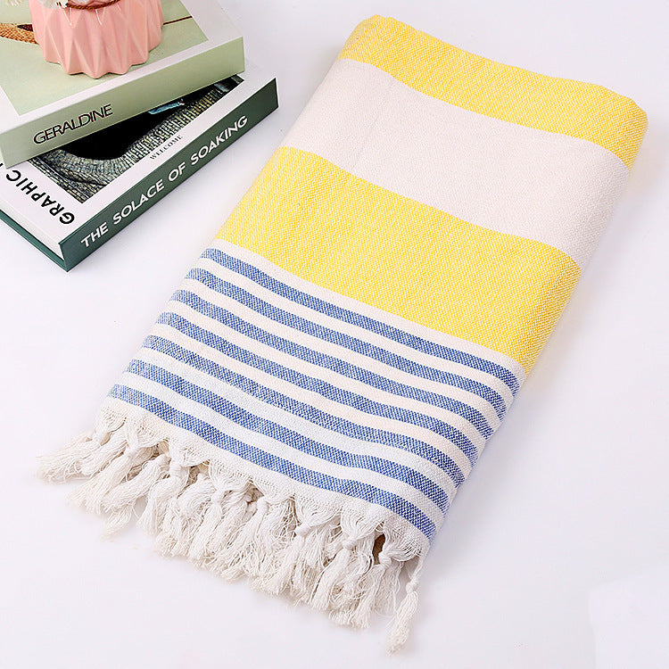 Cotton Striped Beach Towel 100x180cm | Other