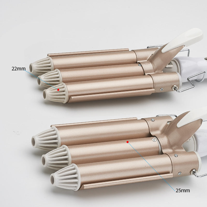 Three-Tube Curling Iron – Adjustable Hair Waver (22mm / 25mm)