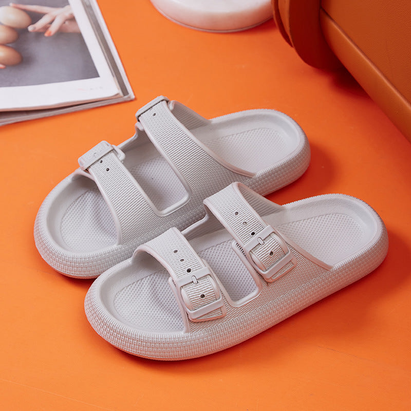 Platform Slippers Women's Summer Buckle Home Shoes Fashion O | Shoes
