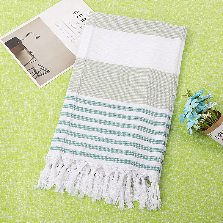 Cotton Striped Beach Towel 100x180cm | Other