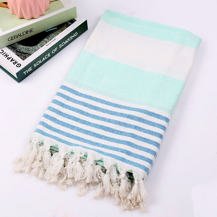 Cotton Striped Beach Towel 100x180cm | Other