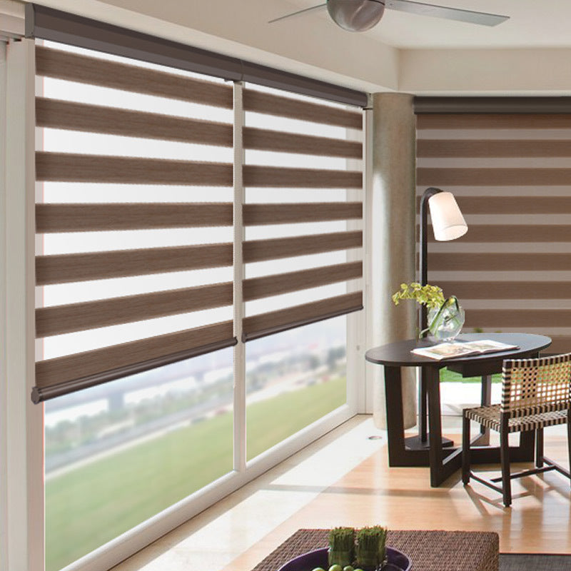 Soft Gauze Curtain Semi-shading Rolling Curtain Roll-up Curt | Other