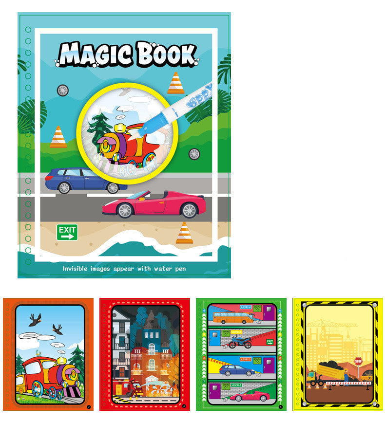 Children's Magic Water Painting Book Coloring And Coloring B | Jewelry & Accessories