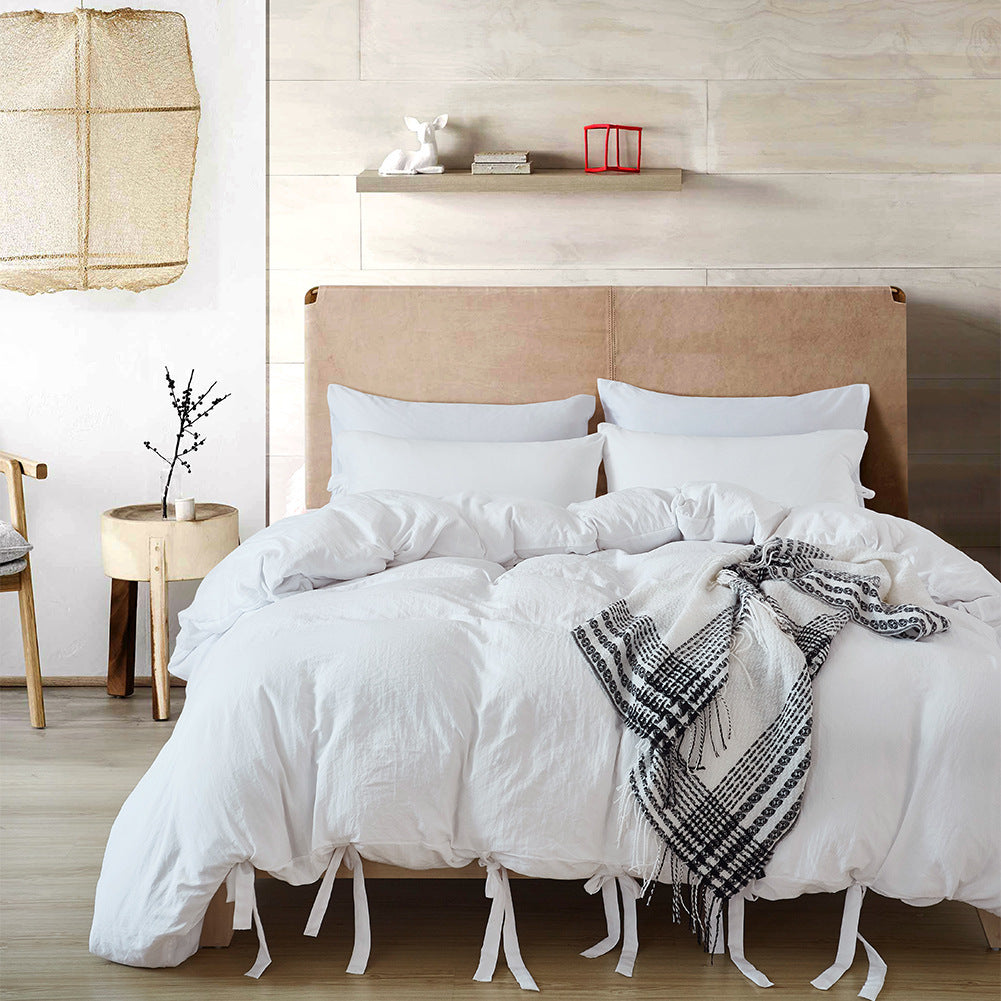 Solid Color Tape Bedding Set | Other