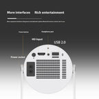 Portable Projector Small Straight Projector For Home Use 180 | Other