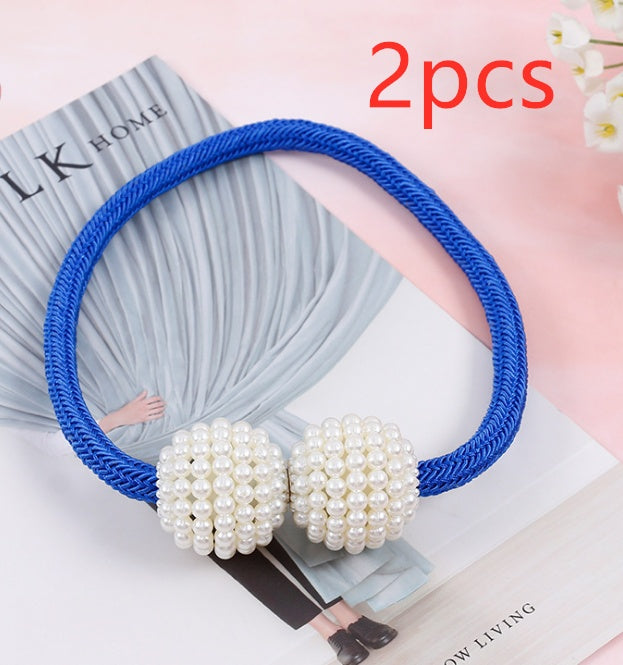 Magnetic Curtain Tiebacks Pearl Beads | Other