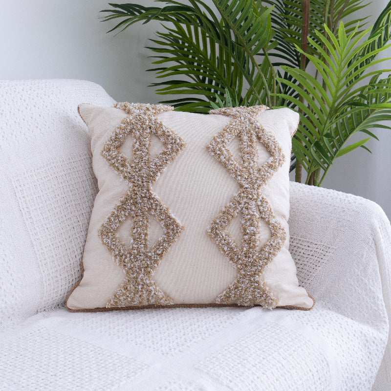 Tufted Throw Pillow Moroccan Fringed Waist Pillow Case | Jewelry & Accessories
