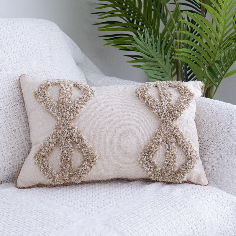 Tufted Throw Pillow Moroccan Fringed Waist Pillow Case | Jewelry & Accessories